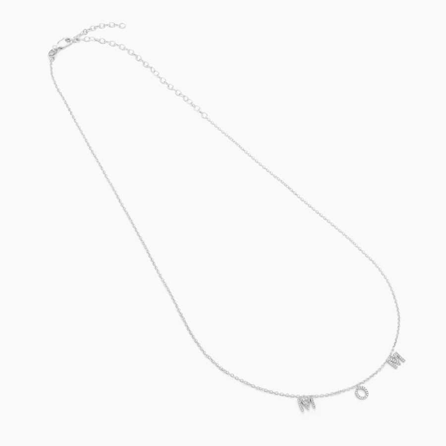 Love You Mom Pendant Necklace