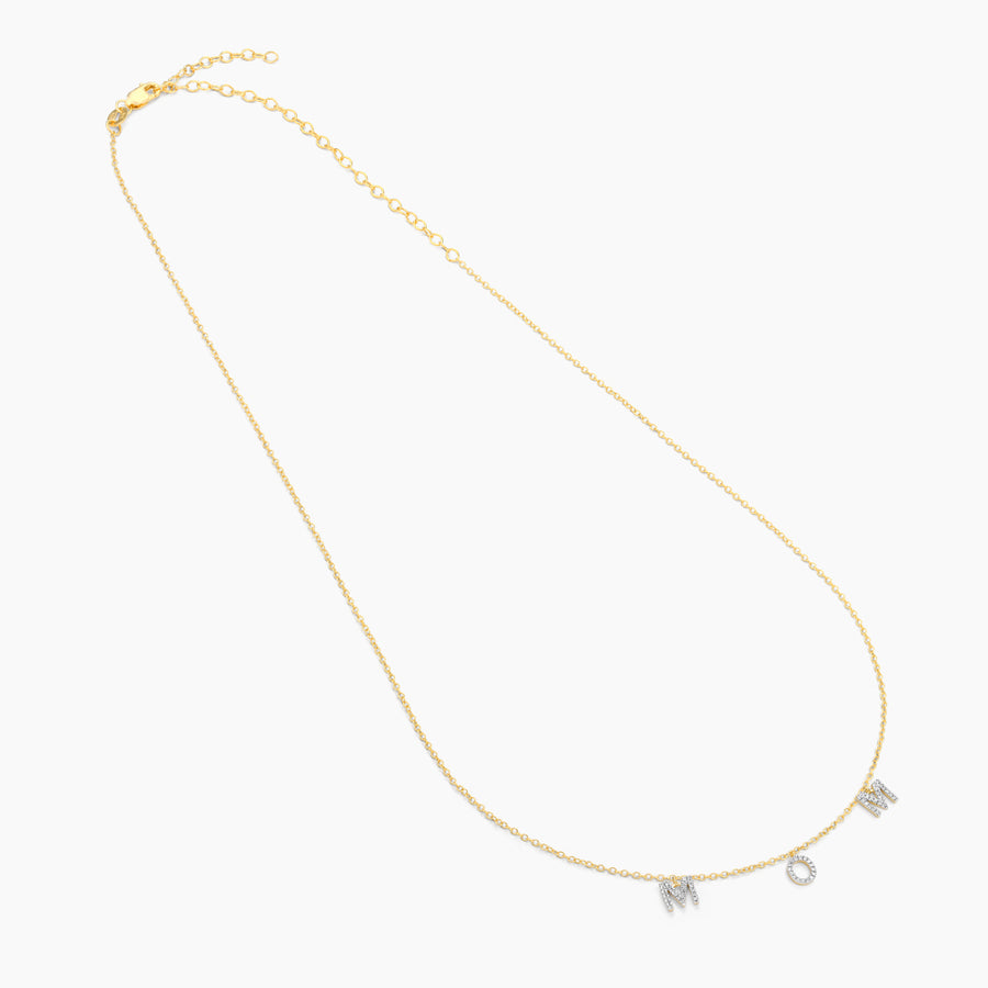 Love You Mom Pendant Necklace