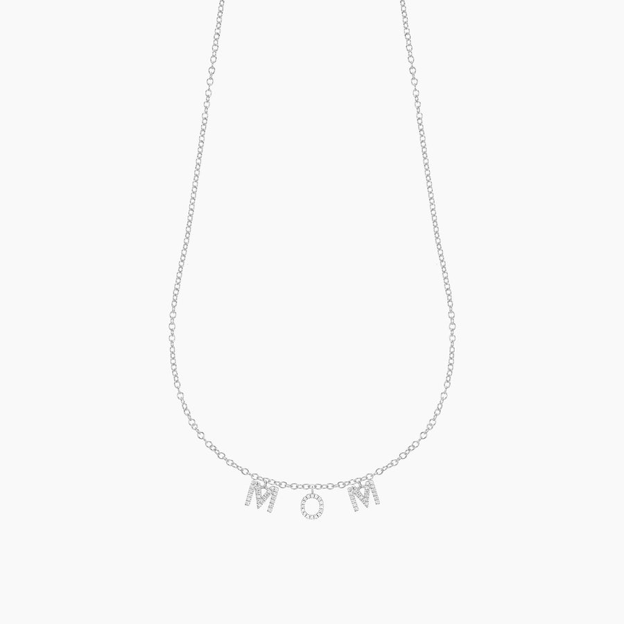 Love You Mom Pendant Necklace