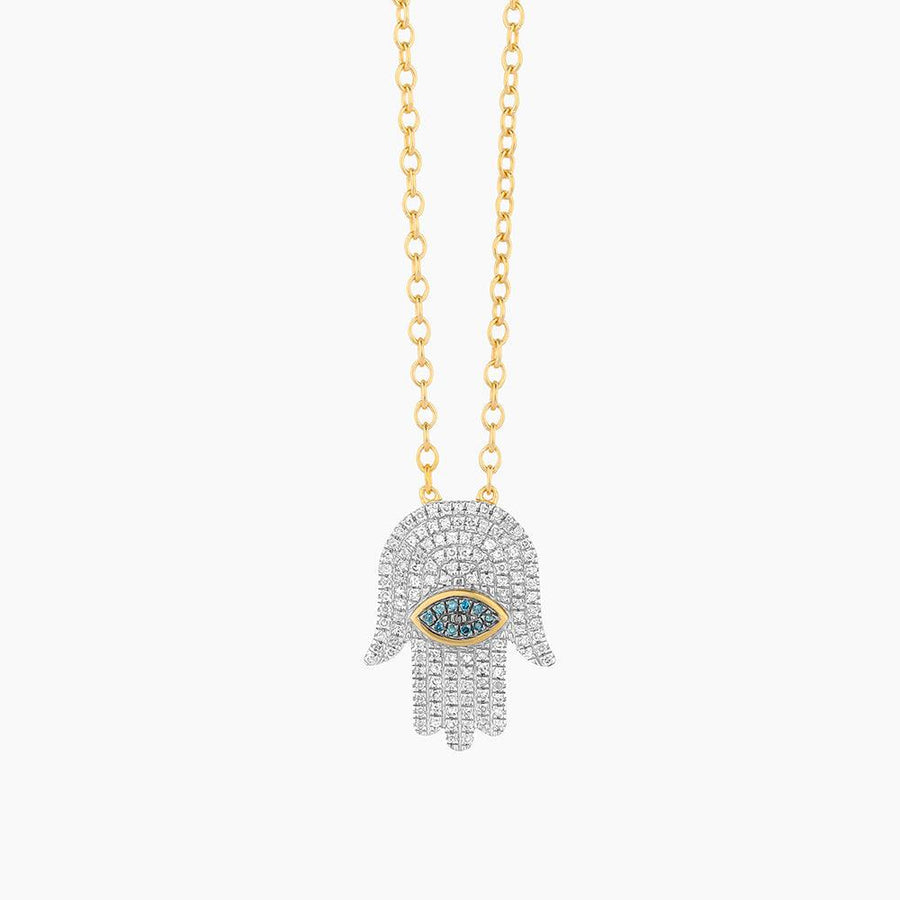 Vibrant Hamsa Pendant Necklace - Ella Stein 