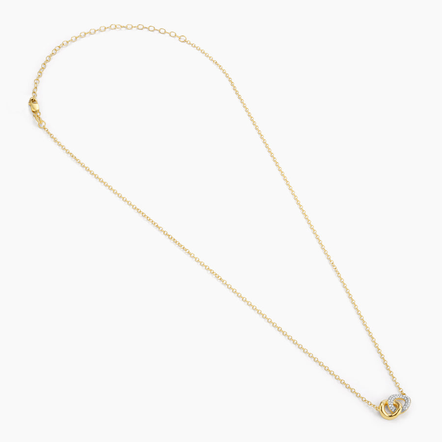 Entwined Discs Pendant Necklace