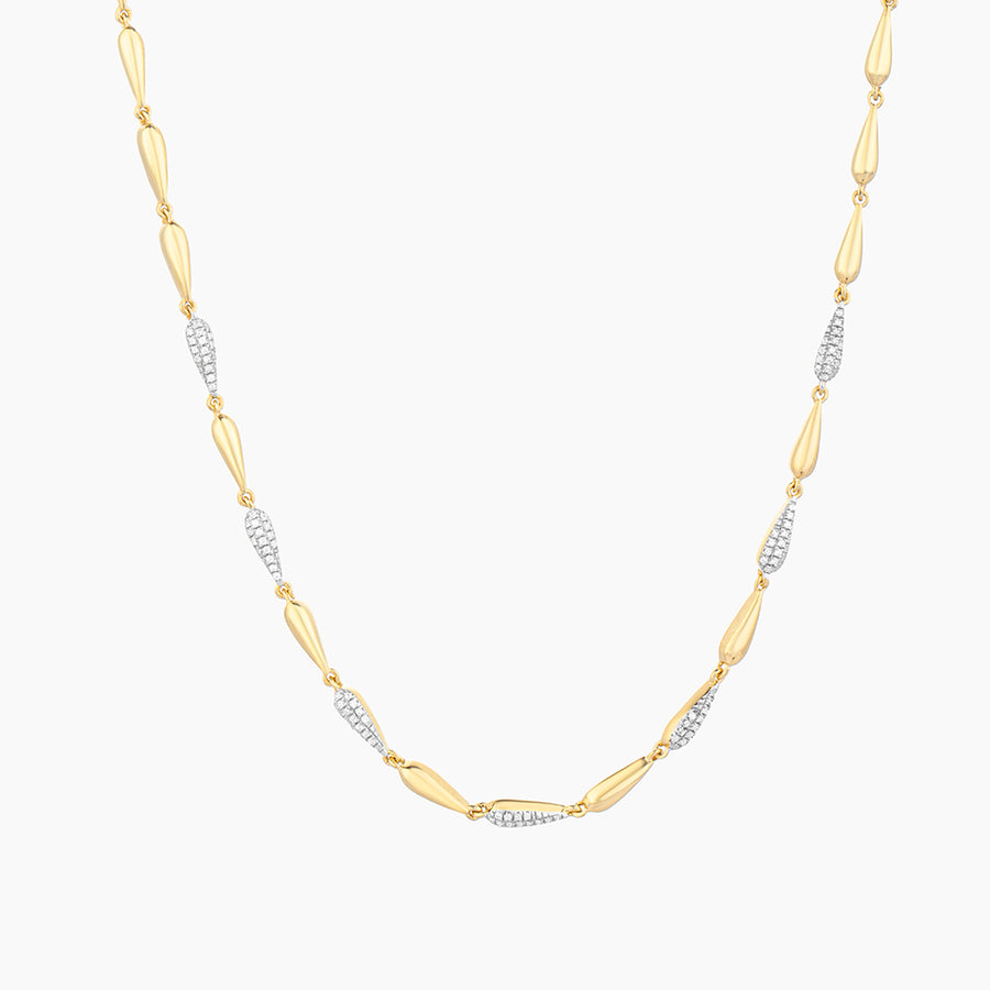 Raindrops Falling Chain Necklace