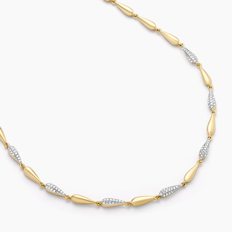 Raindrops Falling Chain Necklace