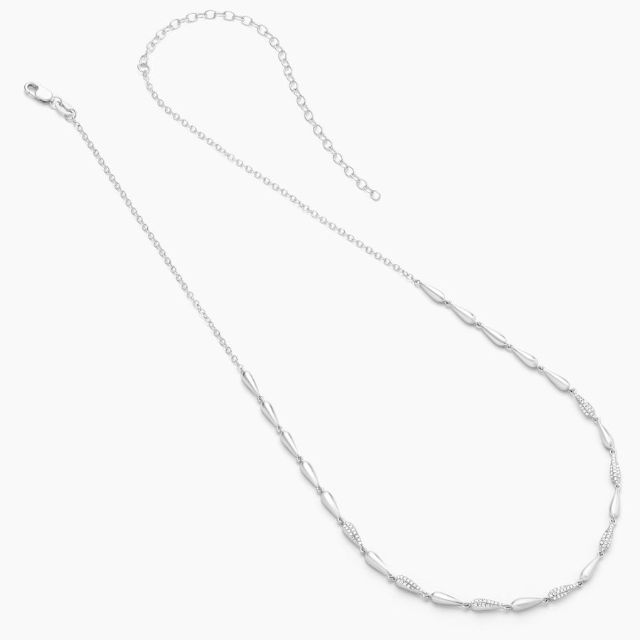Raindrops Falling Chain Necklace