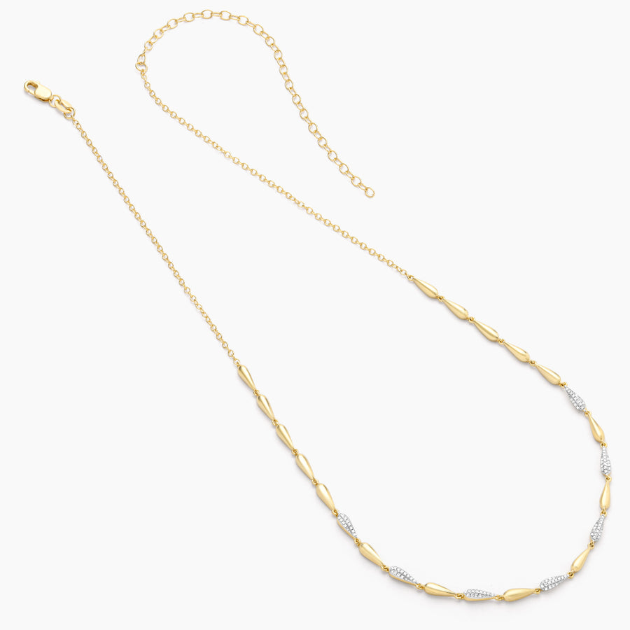 Raindrops Falling Chain Necklace