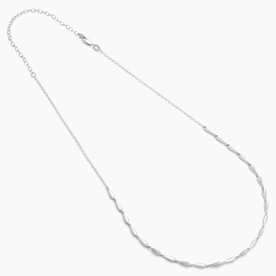 Raindrops Falling Chain Necklace