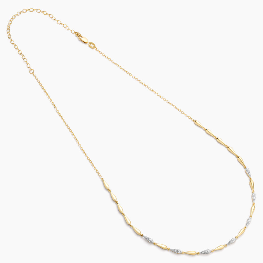 Raindrops Falling Chain Necklace