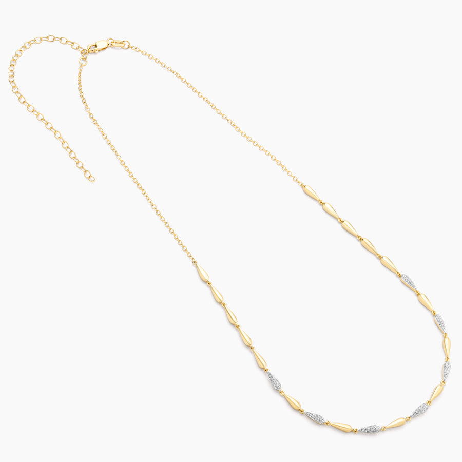 Raindrops Falling Chain Necklace