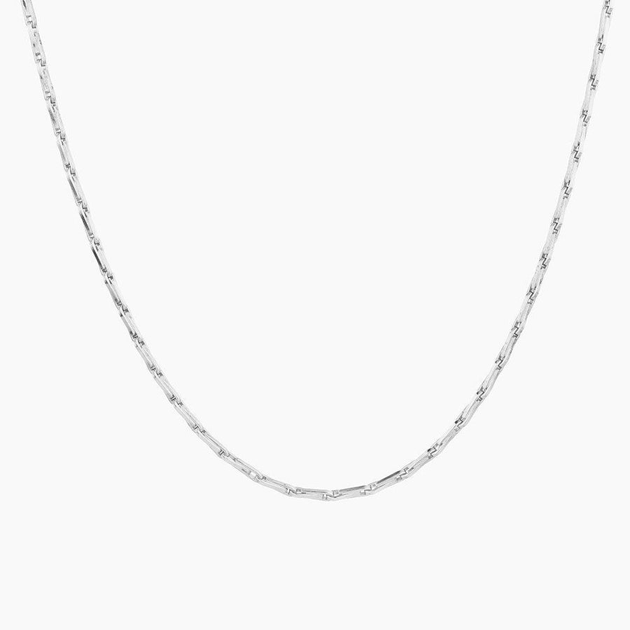 sterling silver chain link necklace 