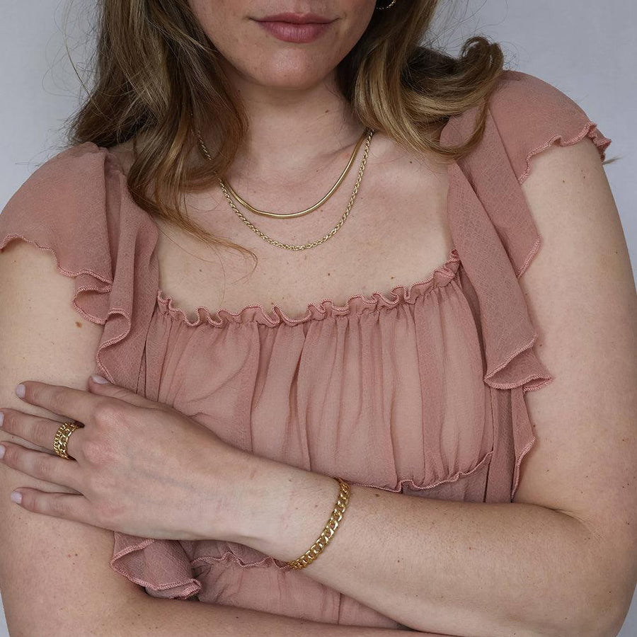 Twisted Rope Chain Necklace