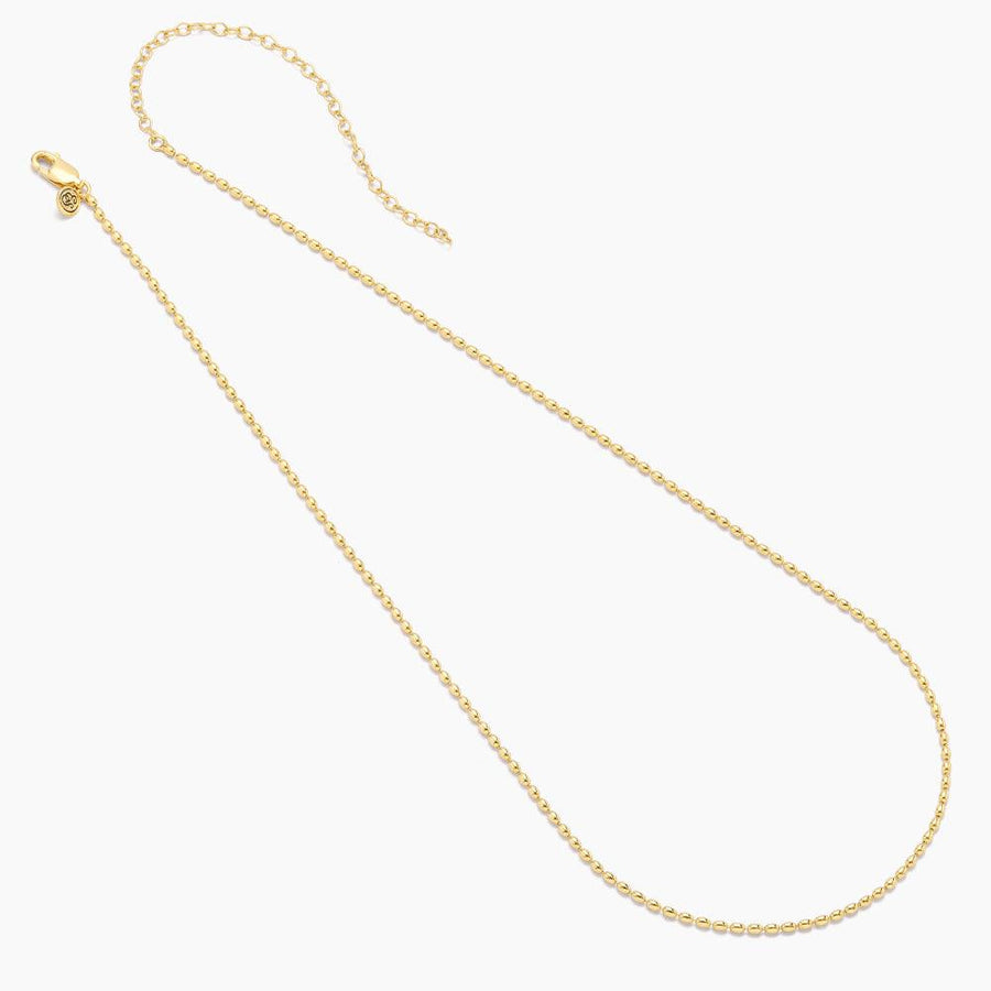 Oval Bead Chain Necklace - Ella Stein 