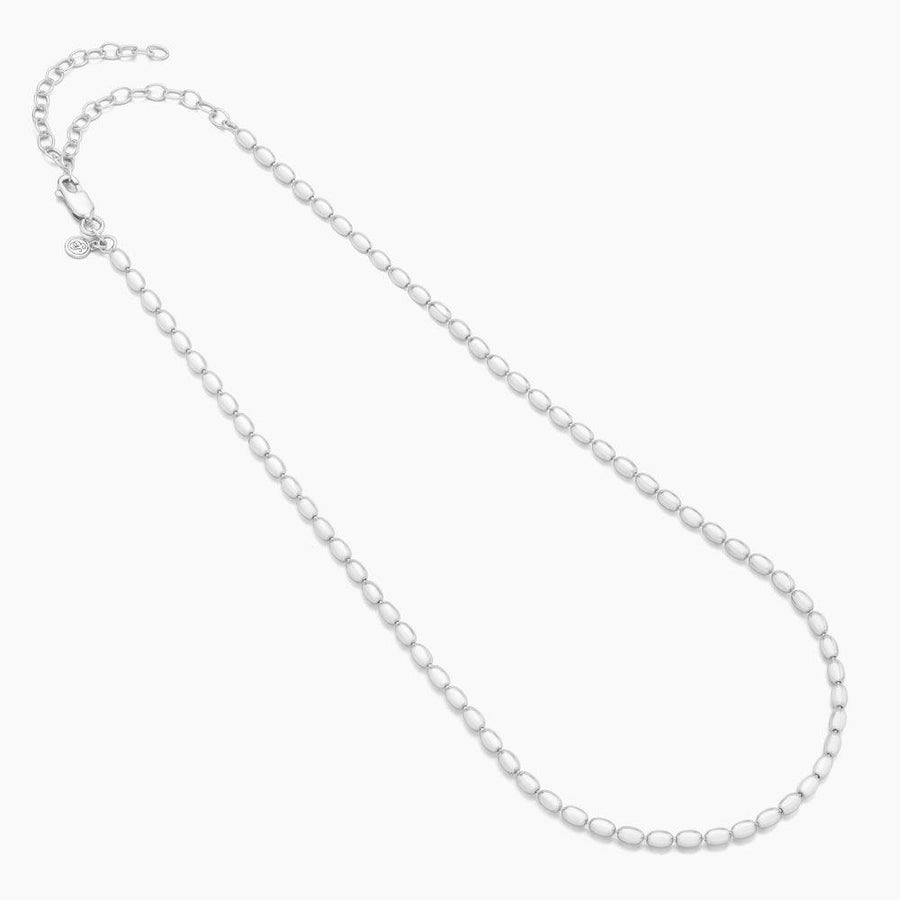 Luxe Oval Bead Chain Necklace