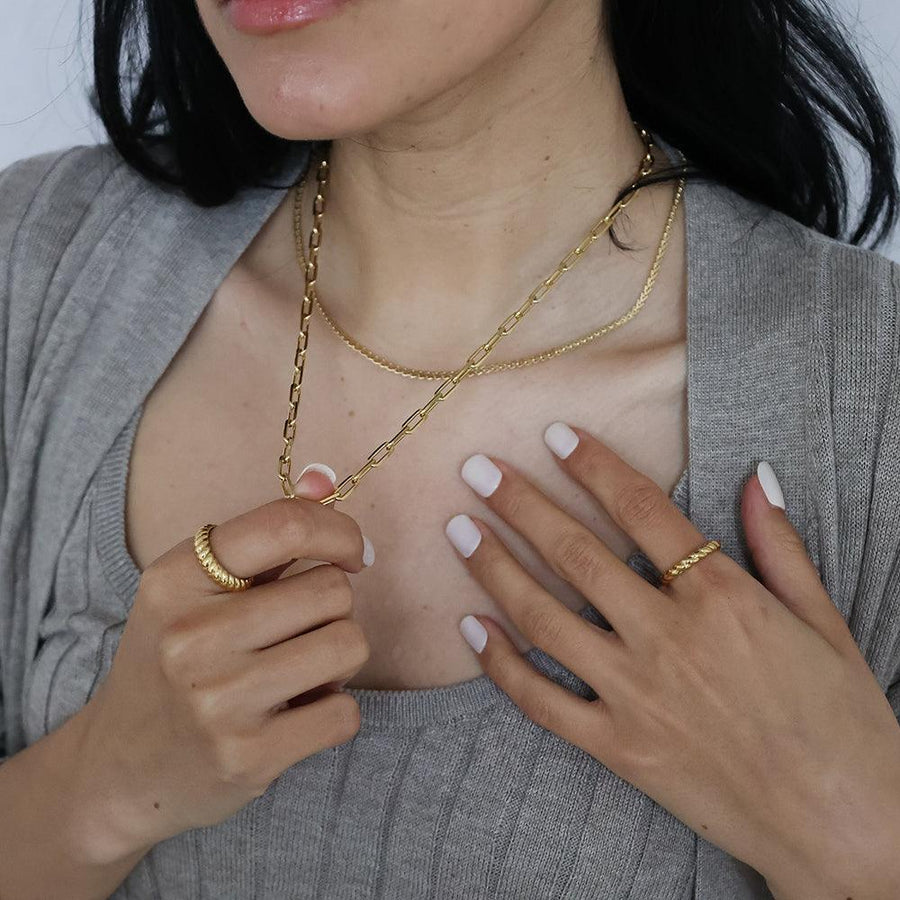 Bold Paperclip Chain Necklace