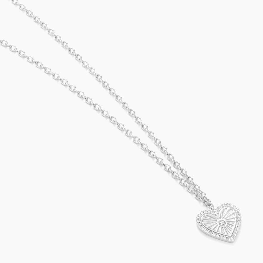 Heart Burst Pendant Necklace