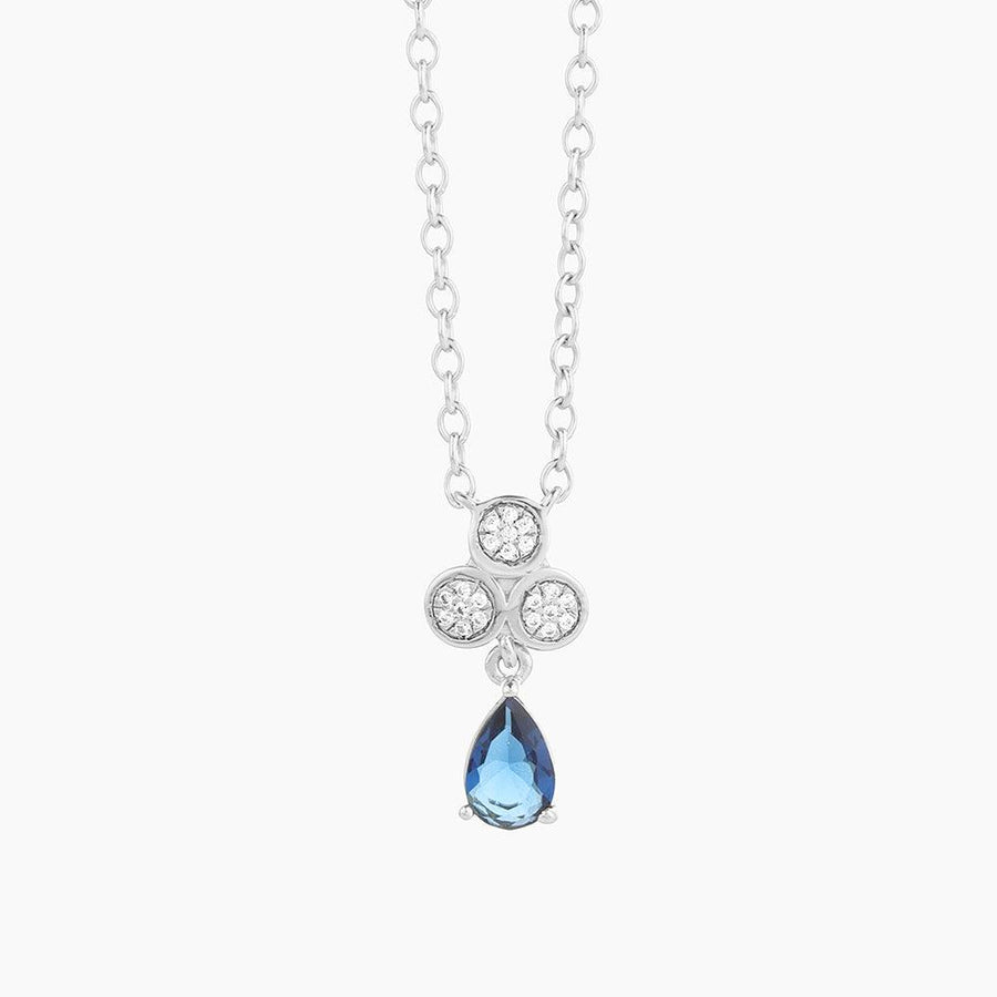 Classic Pear Trio Diamond Pendant Necklace - Ella Stein