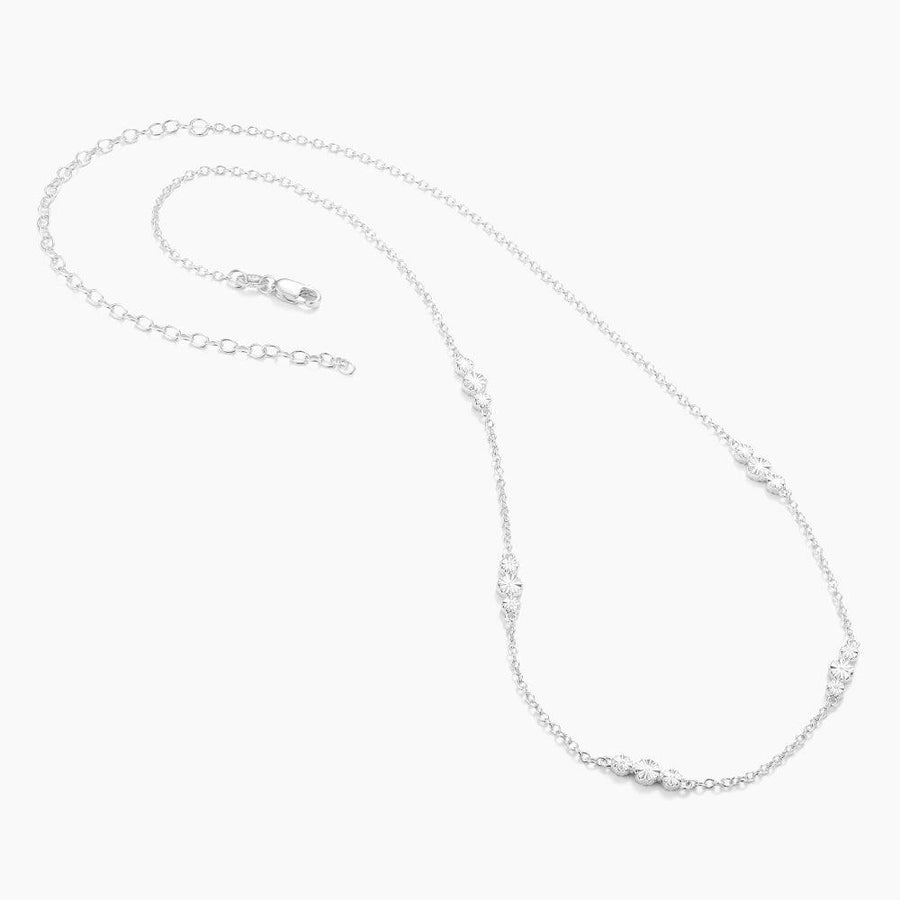 Floating Diamond Chain Necklace