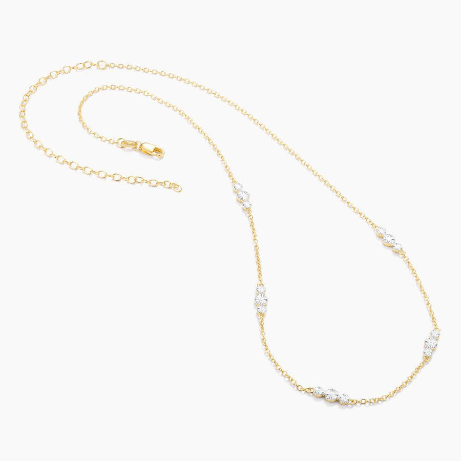 Floating Diamond Chain Necklace