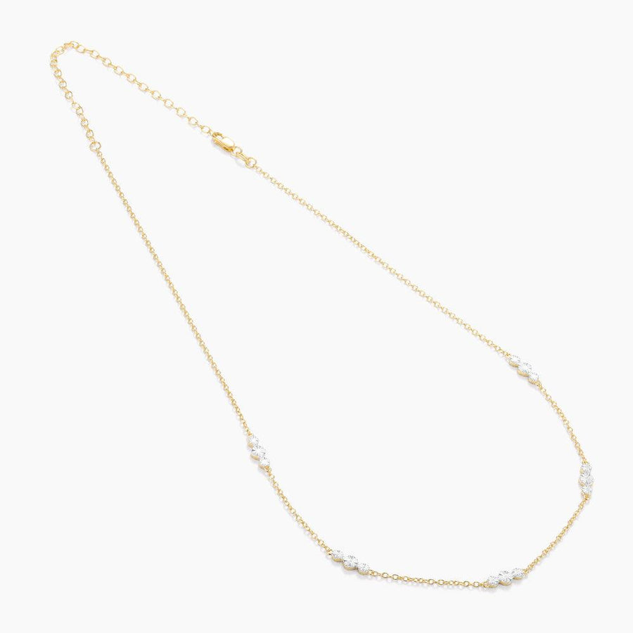 Floating Diamond Chain Necklace