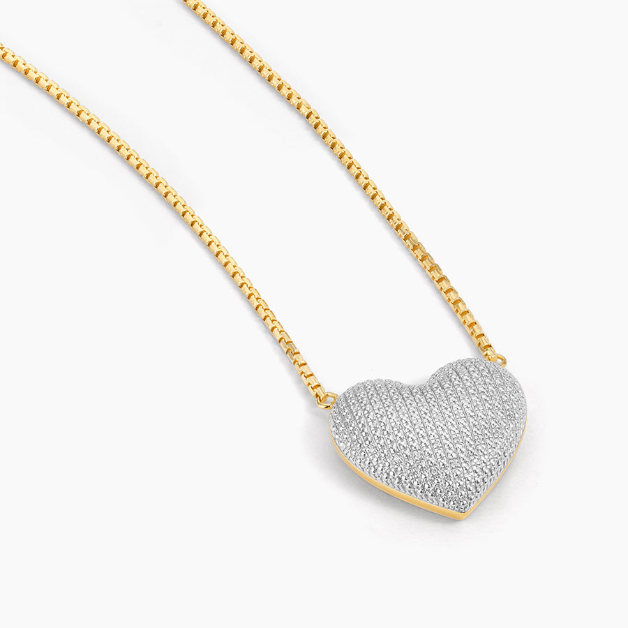 Diamond Heart Love Pendant Necklace(