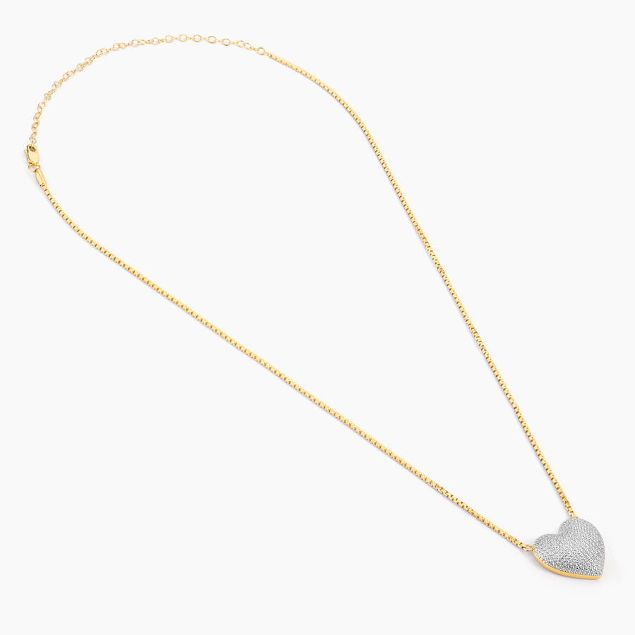 Diamond Heart Love Pendant Necklace