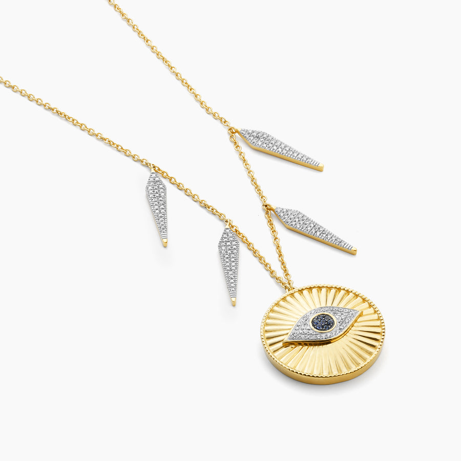 Bohemian Evil Eye Chain Necklace