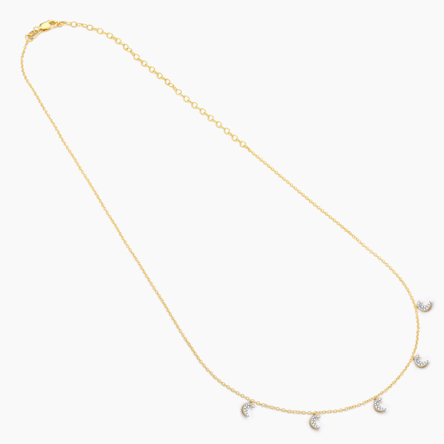 Crescent Moon Chain Necklace