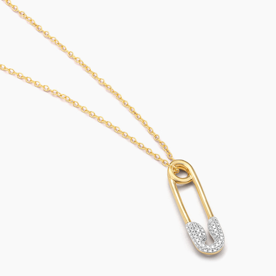 Safety Pin Pendant Necklace