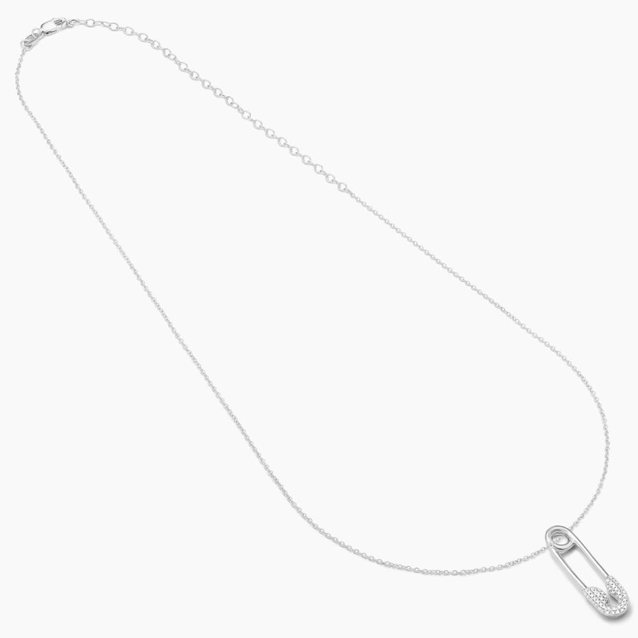 Safety Pin Pendant Necklace