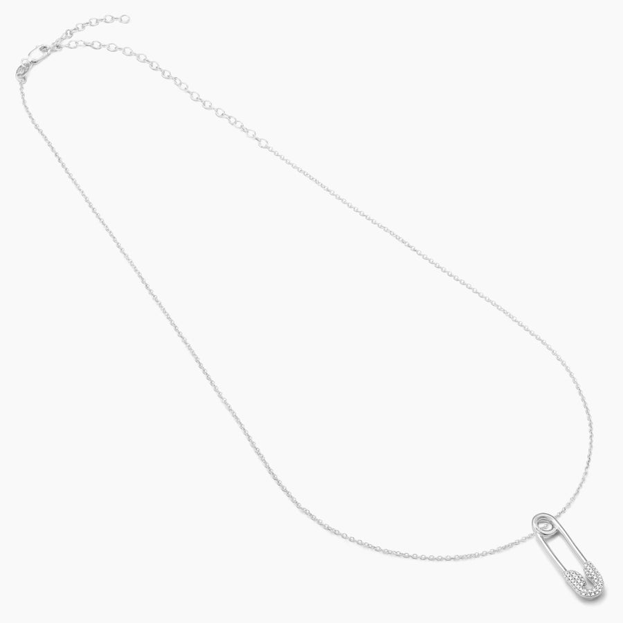 Safety Pin Pendant Necklace