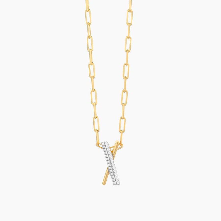 Cross My Heart Diamond Pendant Necklace - Ella Stein