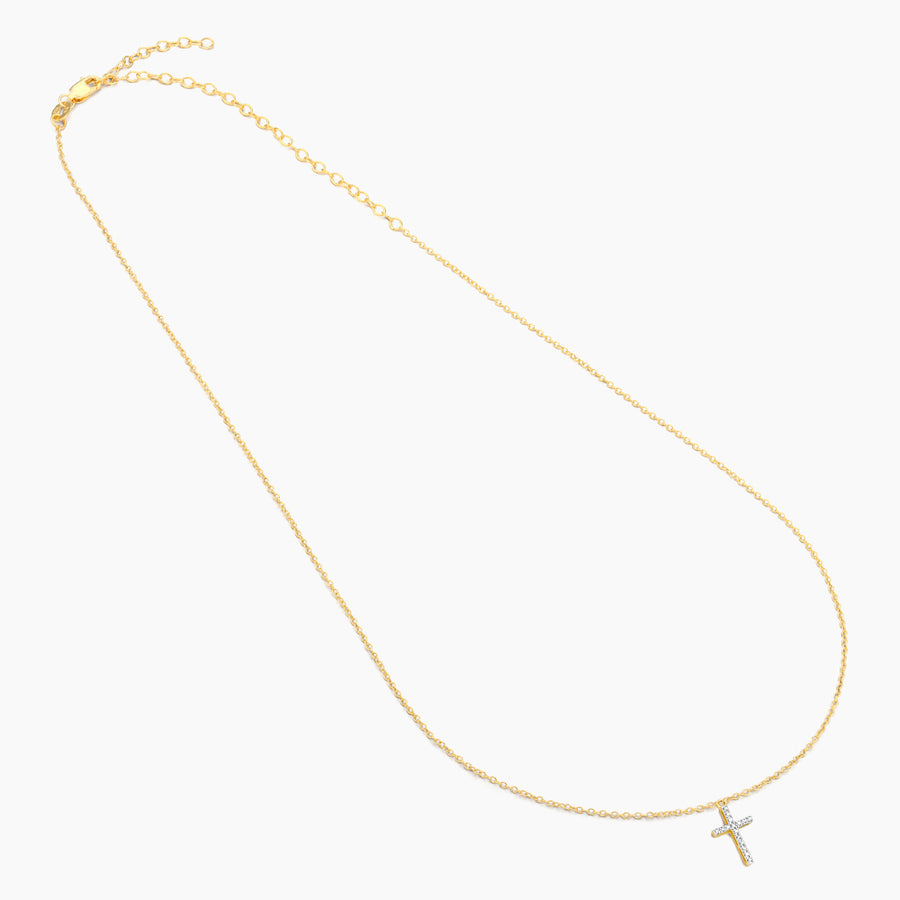 Believe Cross Pendant Necklace