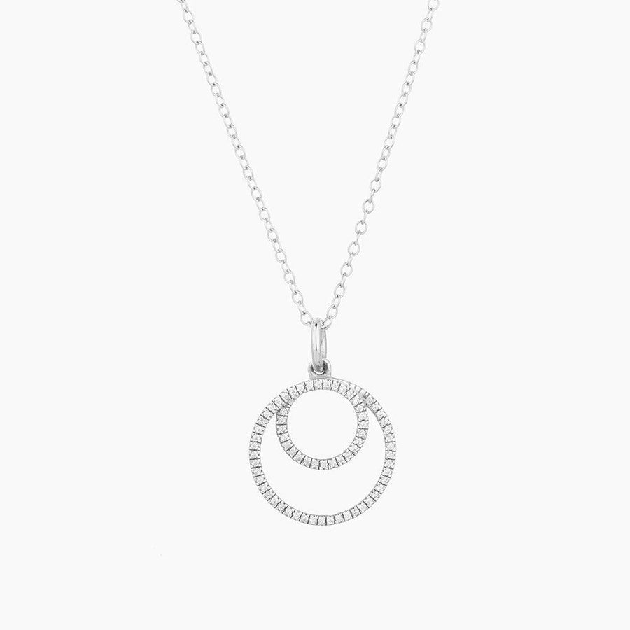 Inner Circle Diamond Pendant Necklace