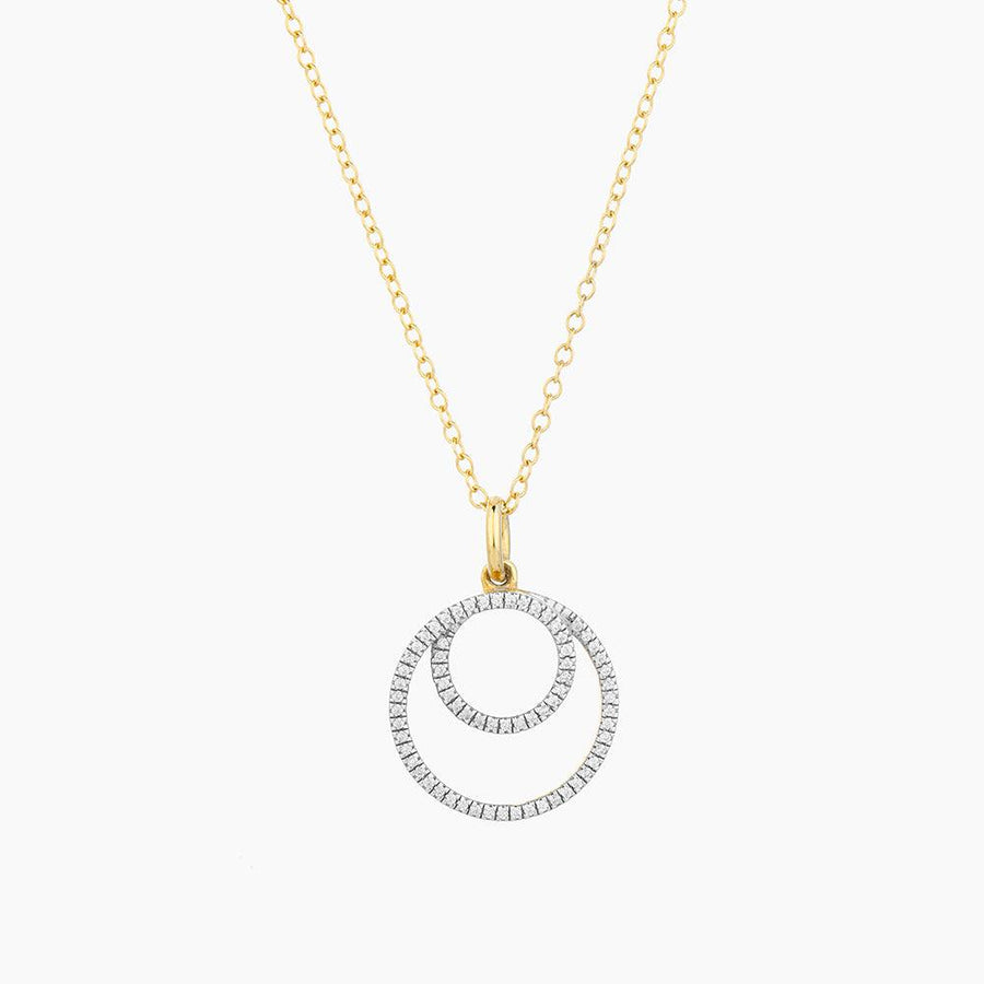 Inner Circle Diamond Pendant Necklace