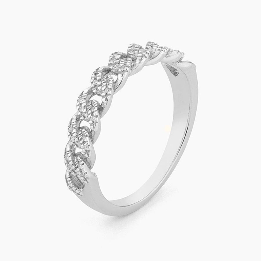 Close Knit Cuban Stackable Ring - Ella Stein 