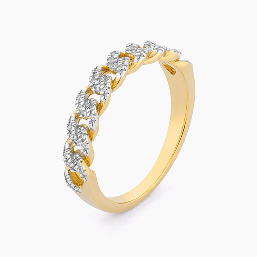 Close Knit Cuban Stackable Ring - Ella Stein 