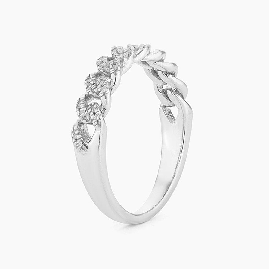 Close Knit Cuban Stackable Ring - Ella Stein 