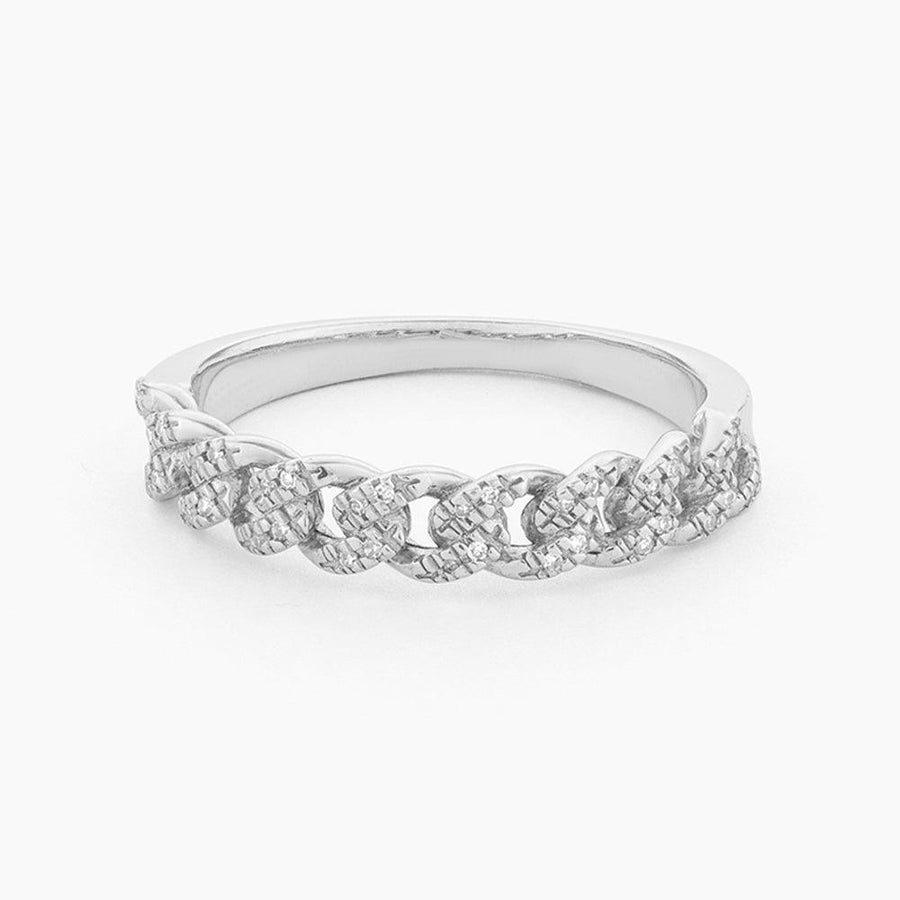 Close Knit Cuban Stackable Ring - Ella Stein 