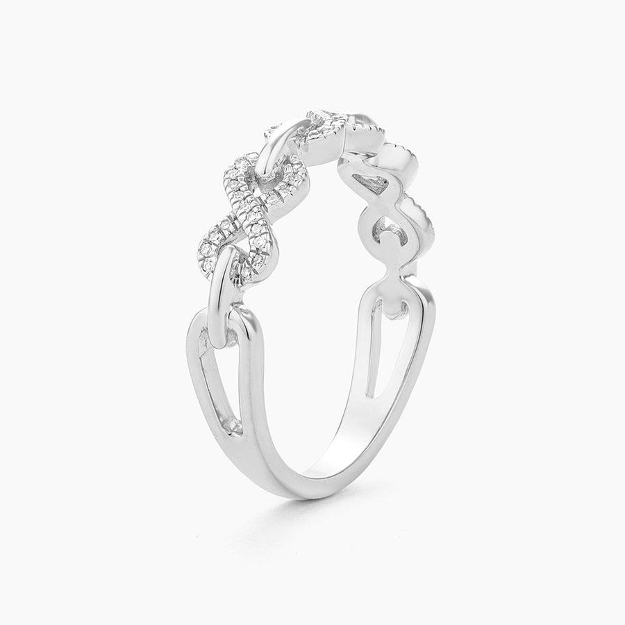 infinity diamond ring