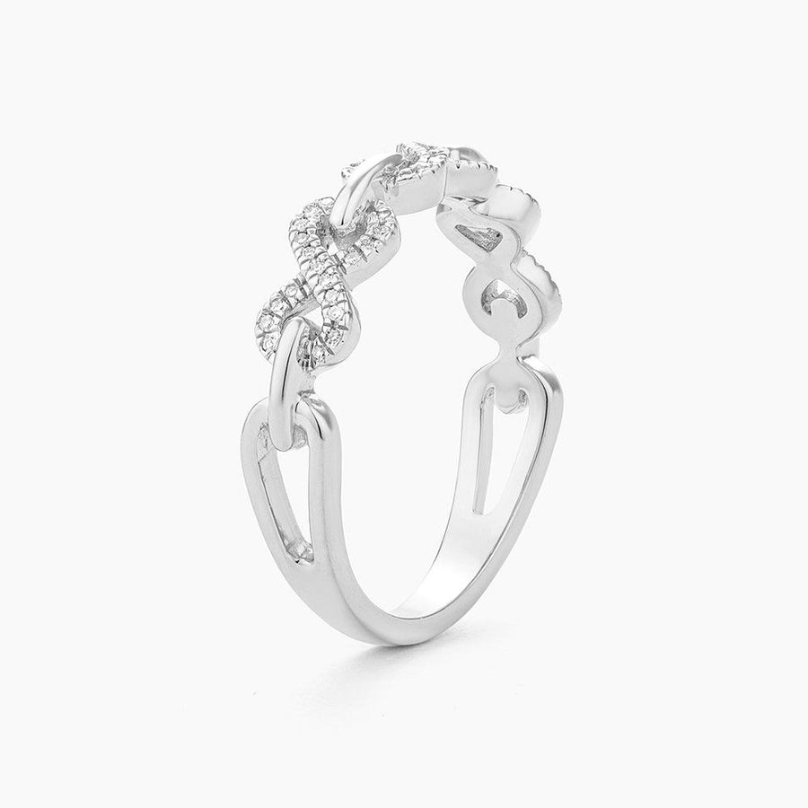 infinity diamond ring