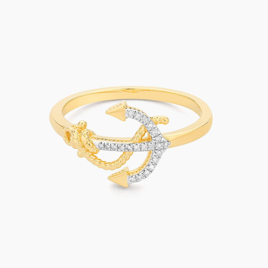 anchor diamond ring