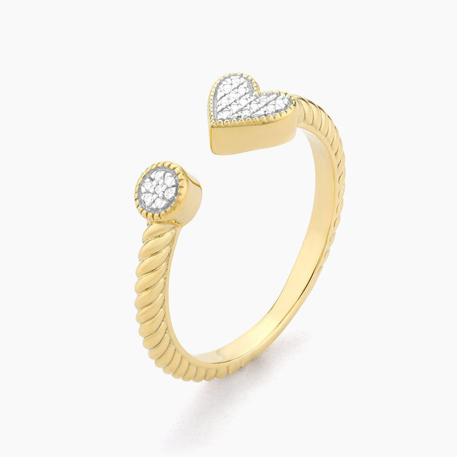 Diamond Heart Stopper Statement Ring