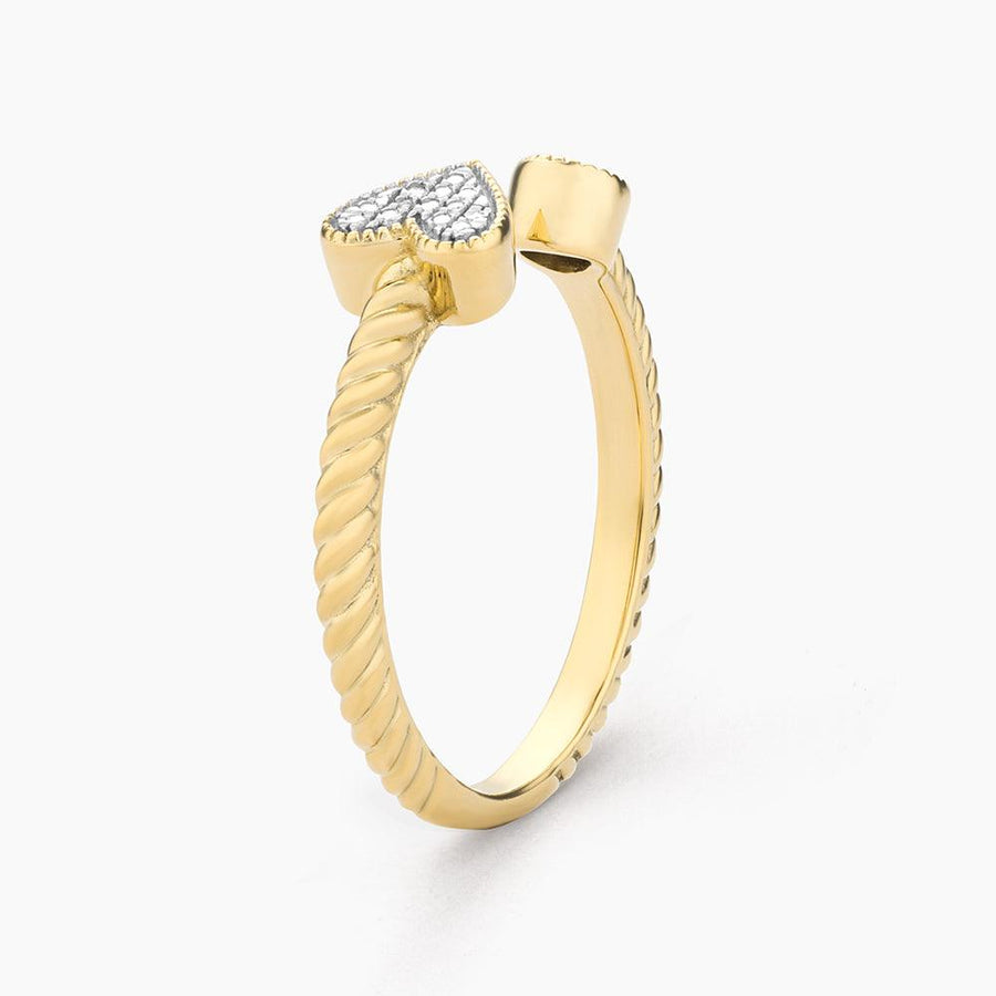 Diamond Heart Stopper Statement Ring