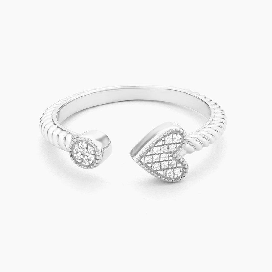 Buy Diamond Heart Stopper Statement Ring Online | Best Gift for Her | Winter Collection 2023 | Ella Stein Sterling Silver / 4