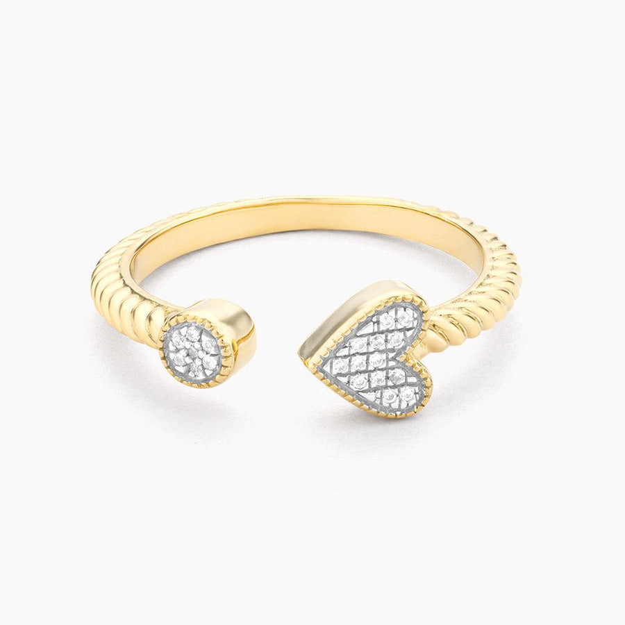 Diamond Heart Stopper Statement Ring