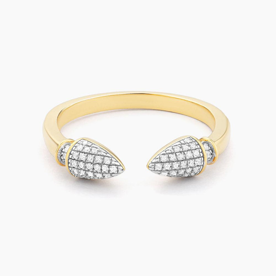 Diamond Pine Cone Statement Ring