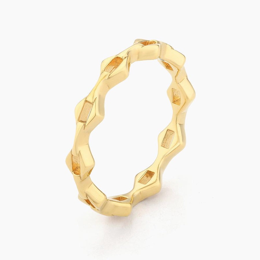 Pointed Link Stackable Ring