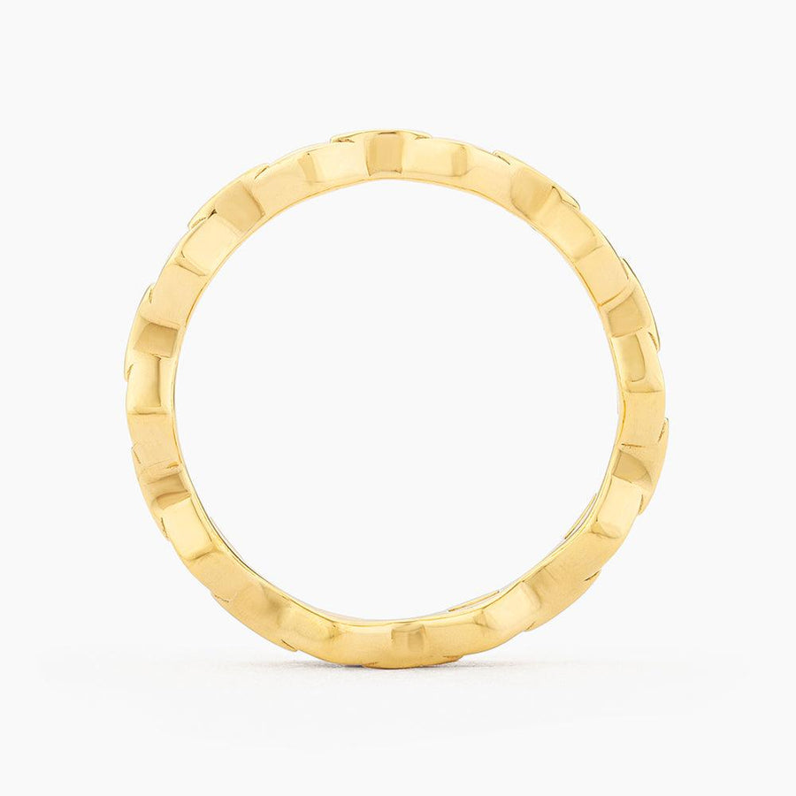 Pointed Link Stackable Ring