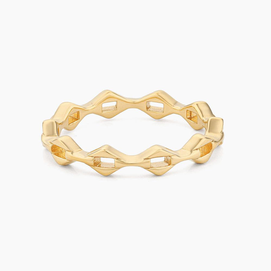 Pointed Link Stackable Ring
