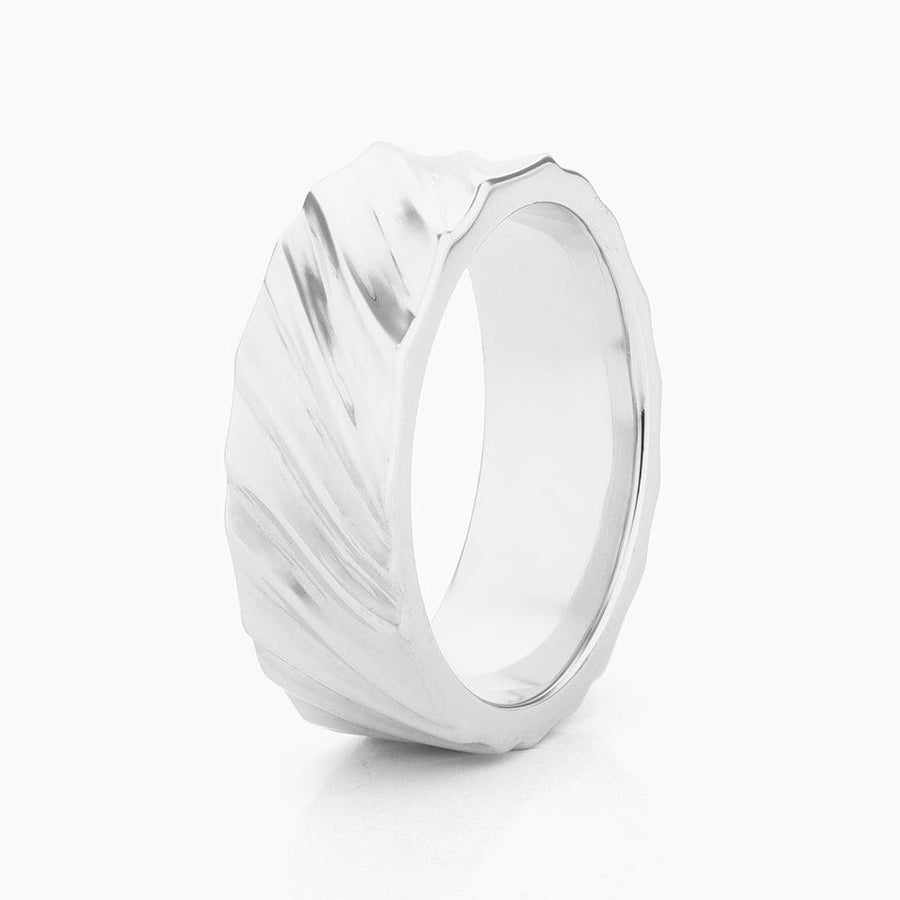 wave ring sterling silver