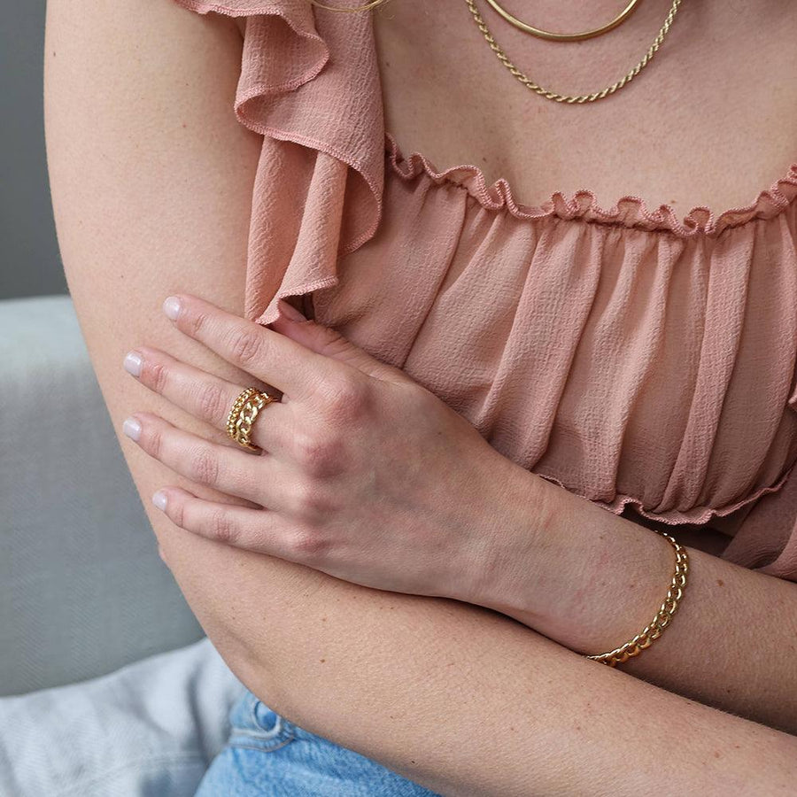Luxe Curb Link Ring